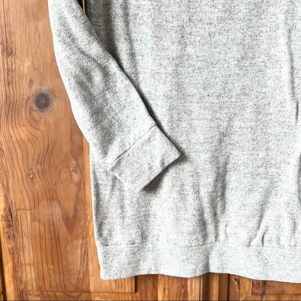 Pinkblush Gray Maternity Scoop Neck Sweatshirt Size Large - Picture 7 of 10